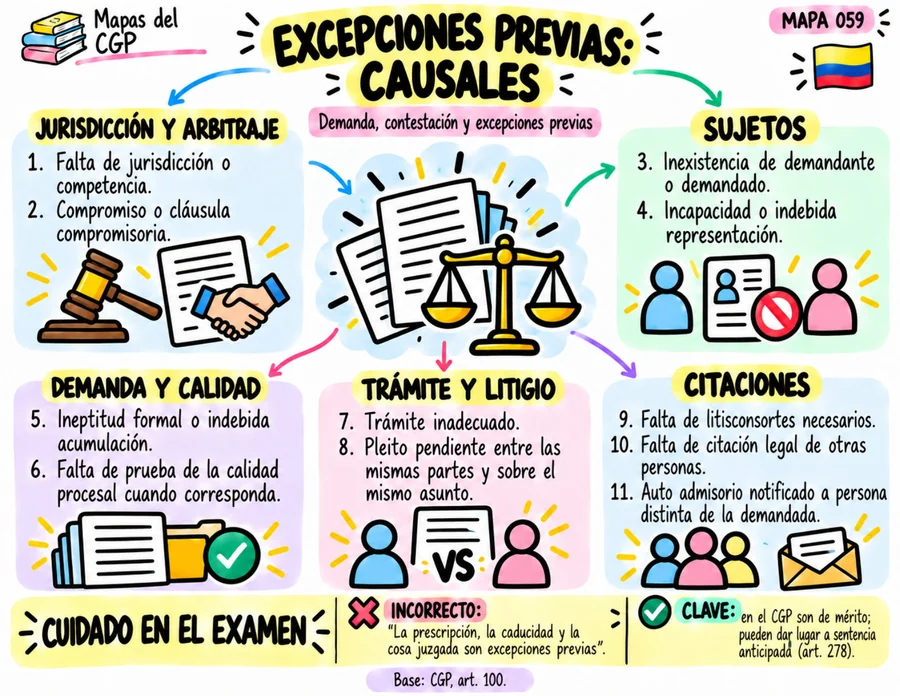 Excepciones previas