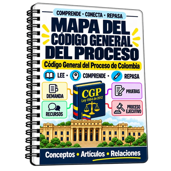 Cuaderno Mapa del Código General del Proceso